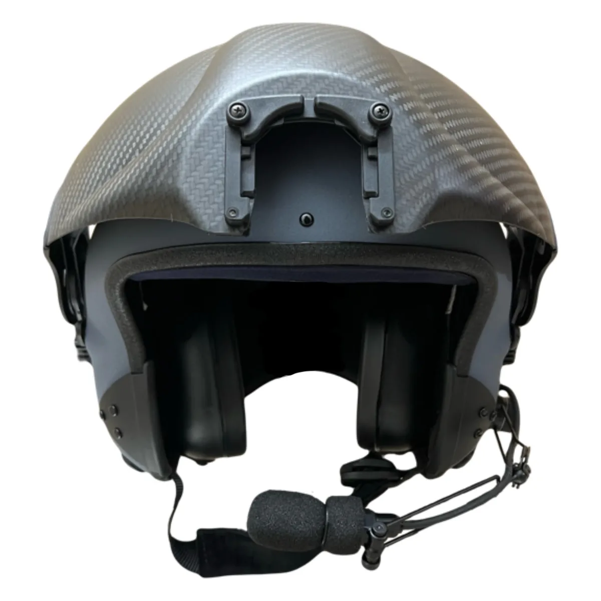 Gentex ALPHA Eagle in Suede Blue-Grey von vorn mit NVG-Aufnahme