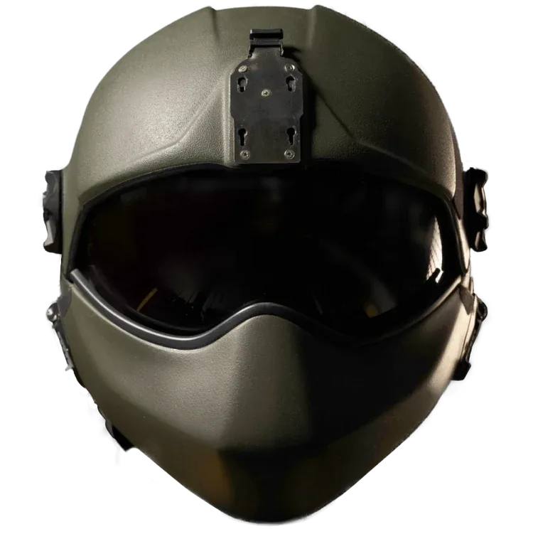 H-CMB Universal Ballistic Helmet von LD Switzerland, Frontansicht