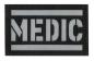 Preview: Reflex Patch Velcro Medic Schwarz Weiß