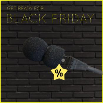 Black Friday Sale - 3x Microphone Windscreen