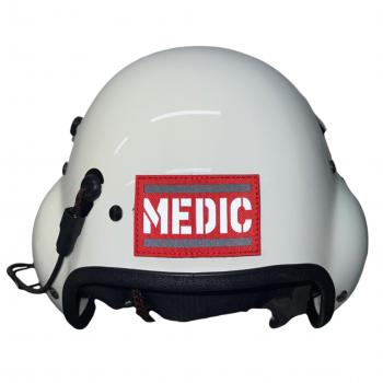 Reflex Patch Velcro Medic Rot Weiß