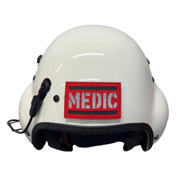 Reflex Patch Velcro Medic Rot Weiß